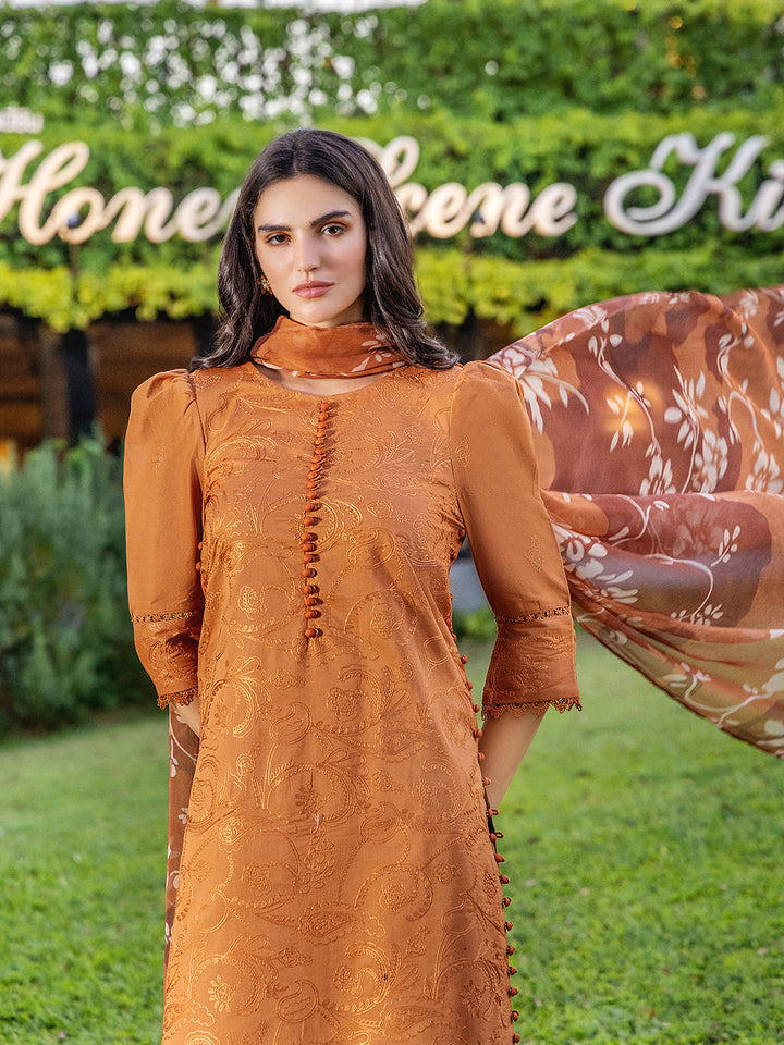 Sole by Yards Unstitched Embroidered Lawn 3 Piece Suit Dusk Casual Collection
