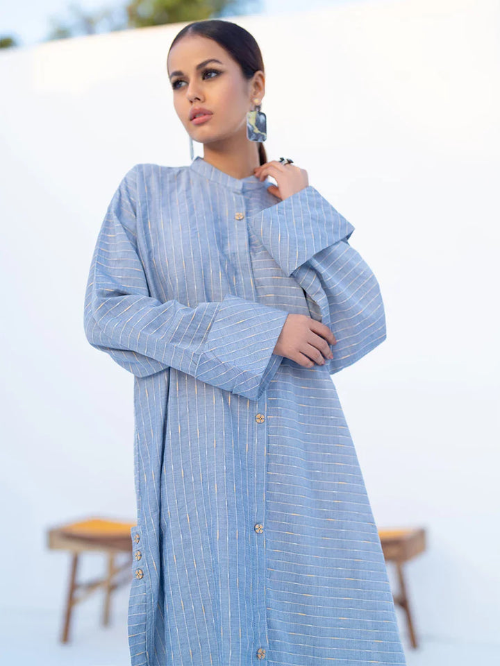Salitex Women Printed Lineing Zari 2 Piece Suit SPW6BS130 - Winter Collection
