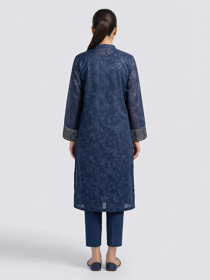 Salitex Women Embroidered Chiffon 2 Piece Suit LPS24LFT001 - Summer Collection