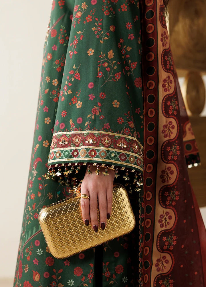 Orlina by Jazmin Unstitched Printed Rawsilk 3 Piece Suit JZ26UO OR26-D01 - Festive Collection