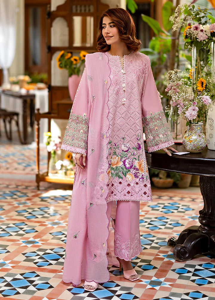 Astoria by Mushq Unstitched Embroidered Lawn 3 Piece Suit MQ26UAL 308-Arabil - Festive Collection