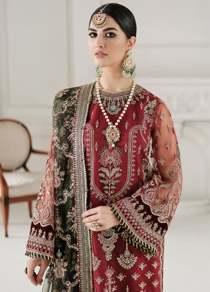 Chantelle by Baroque Unstitched Embroidered Net 3 Piece Suit BQ26UCF CH10-D07 - Festive Collection