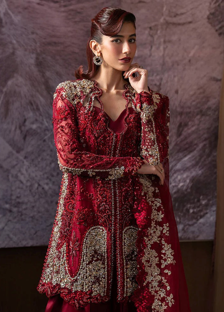 Hayat by Afrozeh Unstitched Organza Embroidered Suits 3 Piece AF25HU AFH-25-08 RAWAAYAT - Festive Collection