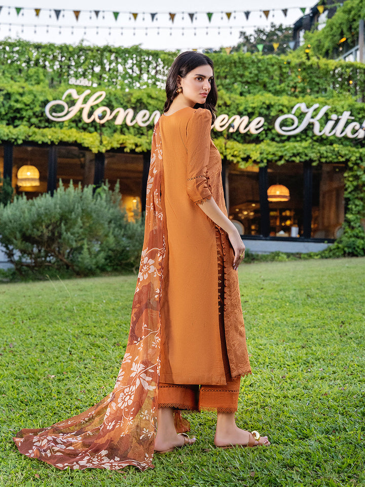 Sole by Yards Unstitched Embroidered Lawn 3 Piece Suit Dusk Casual Collection