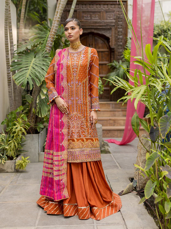 Salitex Women Embroidered Cotton 3 Piece Suit WRS3LA24SA01 - Summer Collection