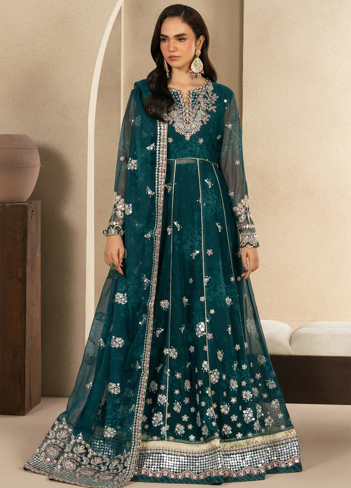 Neoma by Xenia Formals Unstitched Embroidered Chiffon 3 Piece Suit XE26UNF Tiva 02 - Festive Collection