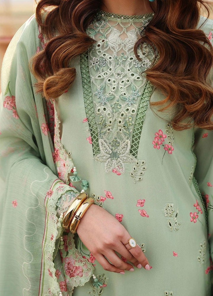 Sardinia Unstitched Embroidered Lawn 3 Piece Suit SRD26ULF D-5 WILLOW - Festive Collection