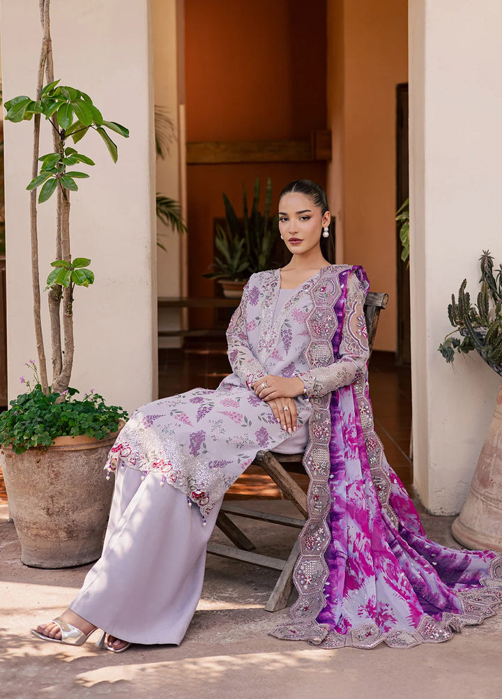 Heirloom by Daria Unstitched Embroidered Chiffon 4 Piece Suit DC26UCH DA-53 - Festive Collection