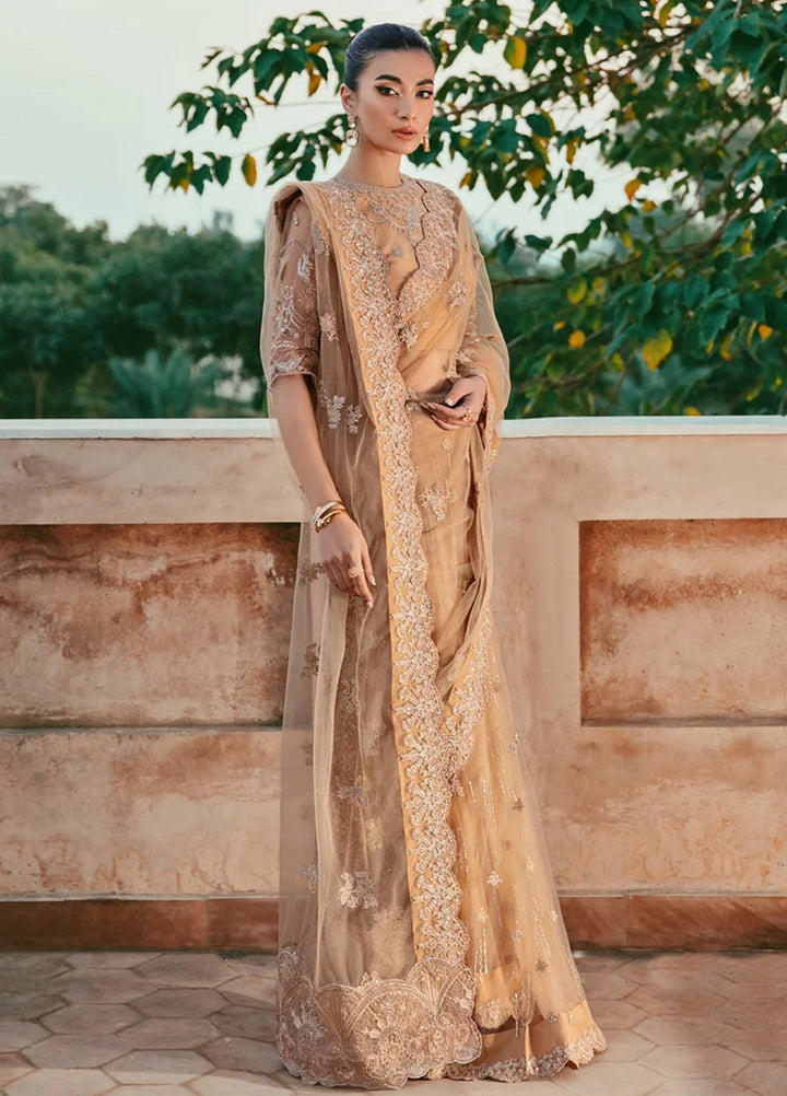 Florent Embroidered Organza Suits Unstitched 3 Piece FL25FU FL-07 - Formals Collection