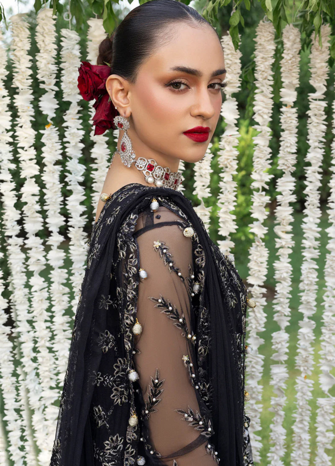 Rang Rasiya Embroidered Cotton Net Suits Unstitched 3 Piece RR25WF D-05 Natasha - Wedding Collections