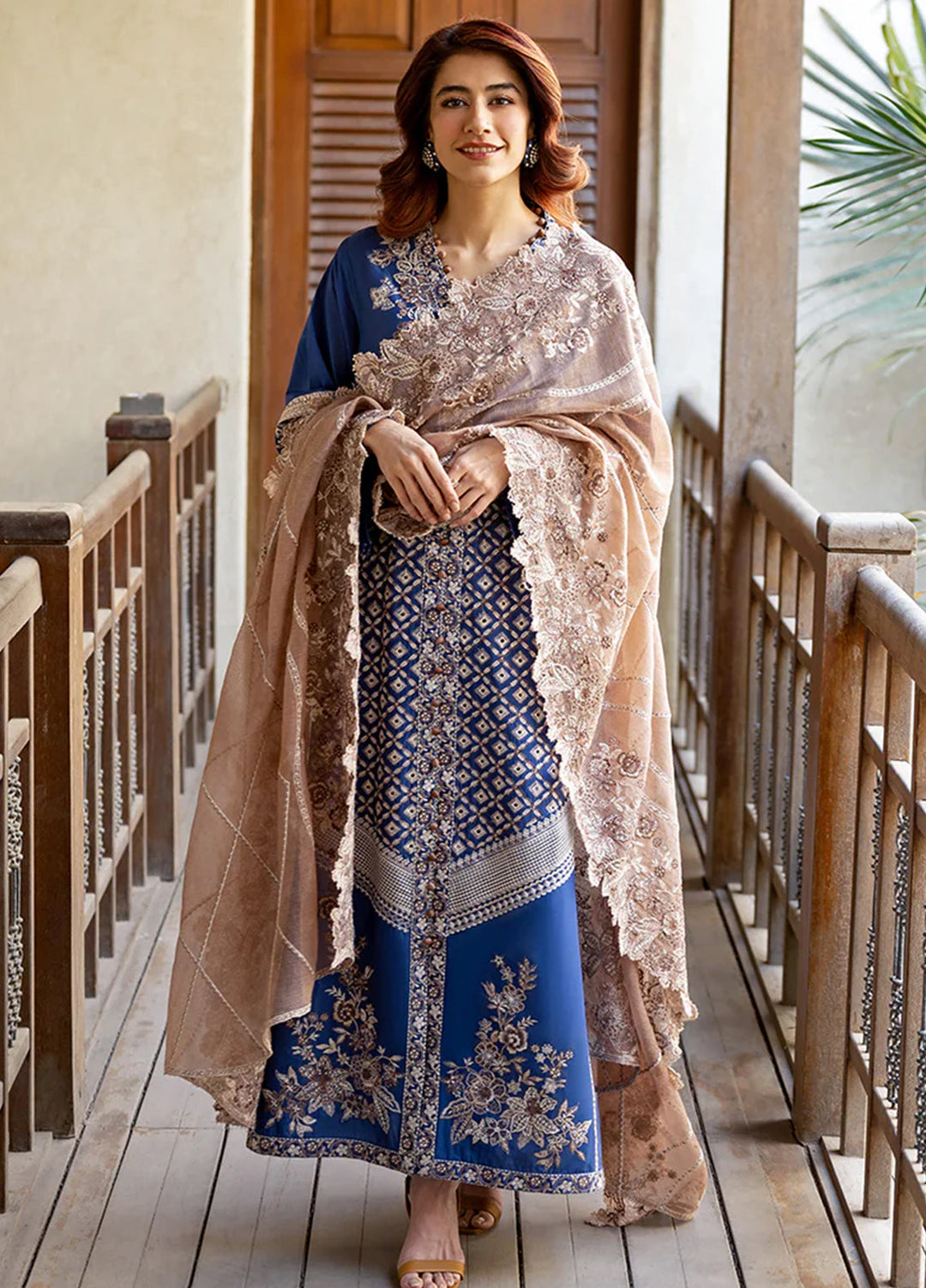 Astoria by Mushq Unstitched Embroidered Lawn 3 Piece Suit MQ26UAL 302-Zenith - Festive Collection