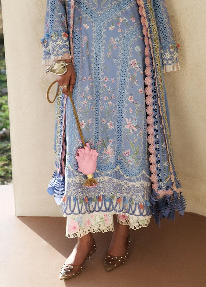 Suffuse Unstitched Embroidered Lawn 3 Piece Suit SSY26ULE Elani - Eid Collection