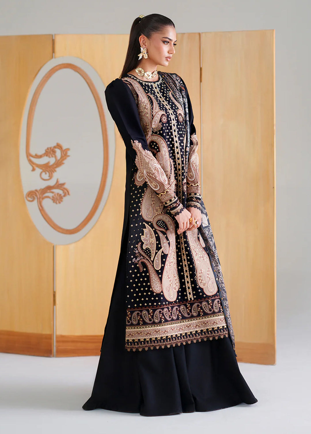 Amour by Bin Ilyas Unstitched Embroidered Lawn 3 Piece Suit BI26ULA 185B - Festive Collection