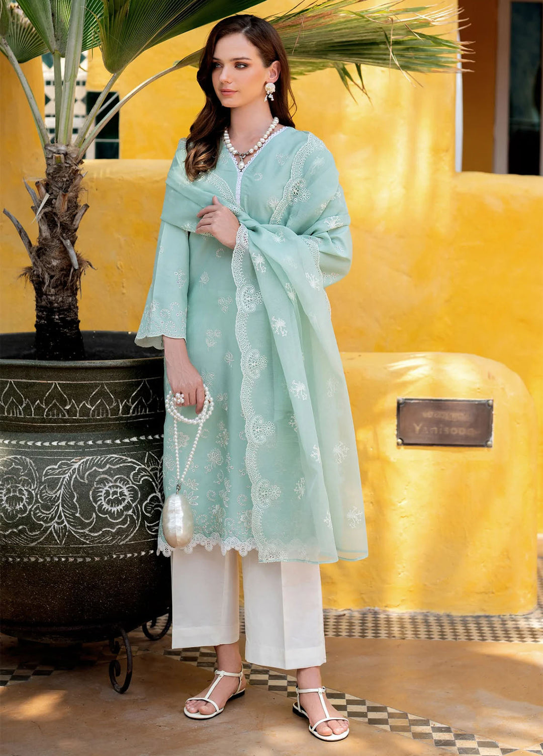 Xenia Formals Unstitched Embroidered Lawn 3 Piece Suit XE26ULS D-02 Daye - Summer Collection