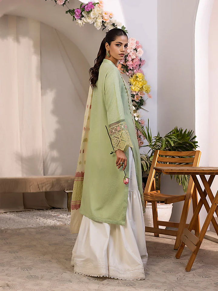 Salitex Women Embroidered Jacquard 2 Piece Shirt and Dupatta SPL2PEC032 - Summer Collection