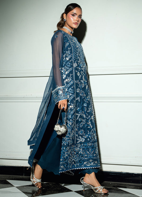 Maison d'or by Sahane RTW Embroidered Chiffon 3 Piece Suit CT 27002P Nael - Festive Collection