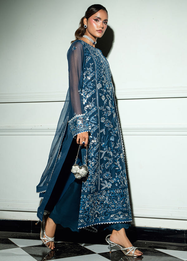 Maison d'or by Sahane RTW Embroidered Chiffon 3 Piece Suit CT 27002P Nael - Festive Collection