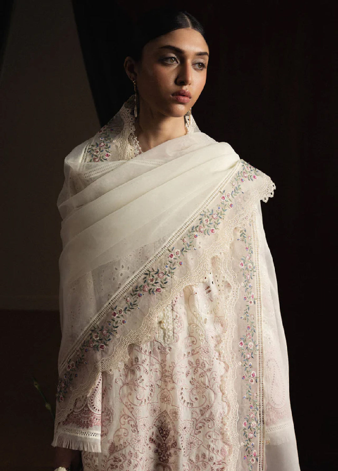 Satori by Zara Shahjahan Unstitched Embroidered Lawn 3 Piece Suit ZS26USL D-12 HOSHIMI - Summer Collection