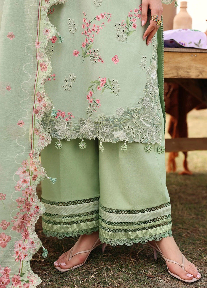Sardinia Unstitched Embroidered Lawn 3 Piece Suit SRD26ULF D-5 WILLOW - Festive Collection