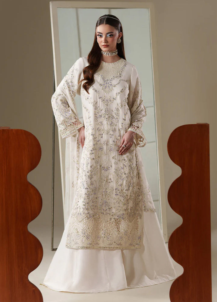 Nouvelle by Emaan Adeel Unstitched Embroidered Chiffon 3 Piece Suit EA26UNC Eloise - Festive Collection