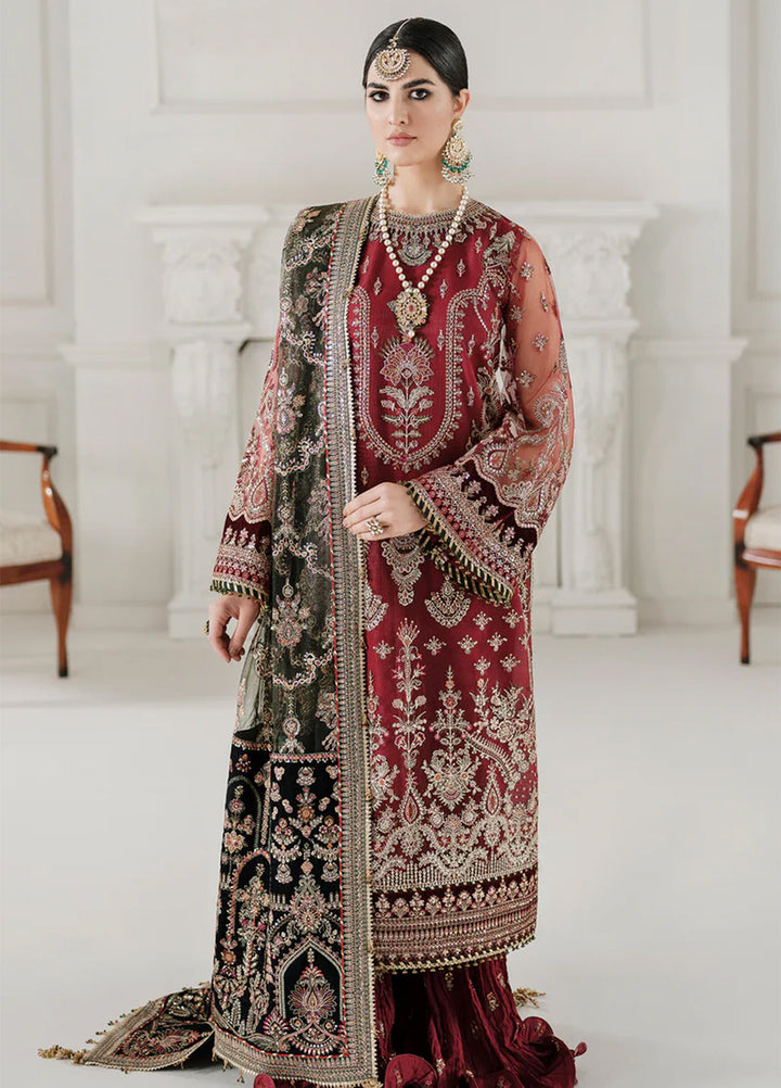 Chantelle by Baroque Unstitched Embroidered Net 3 Piece Suit BQ26UCF CH10-D07 - Festive Collection
