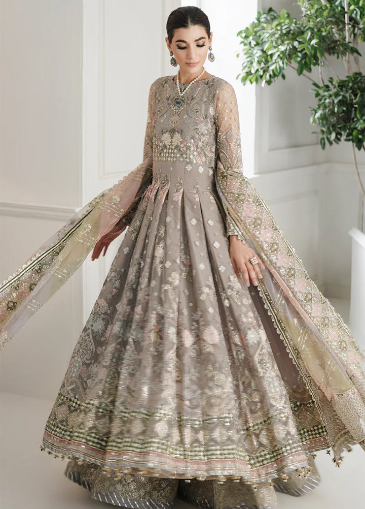 Chantelle by Baroque Unstitched Embroidered Net 3 Piece Suit BQ26UCF CH10-D08 - Festive Collection