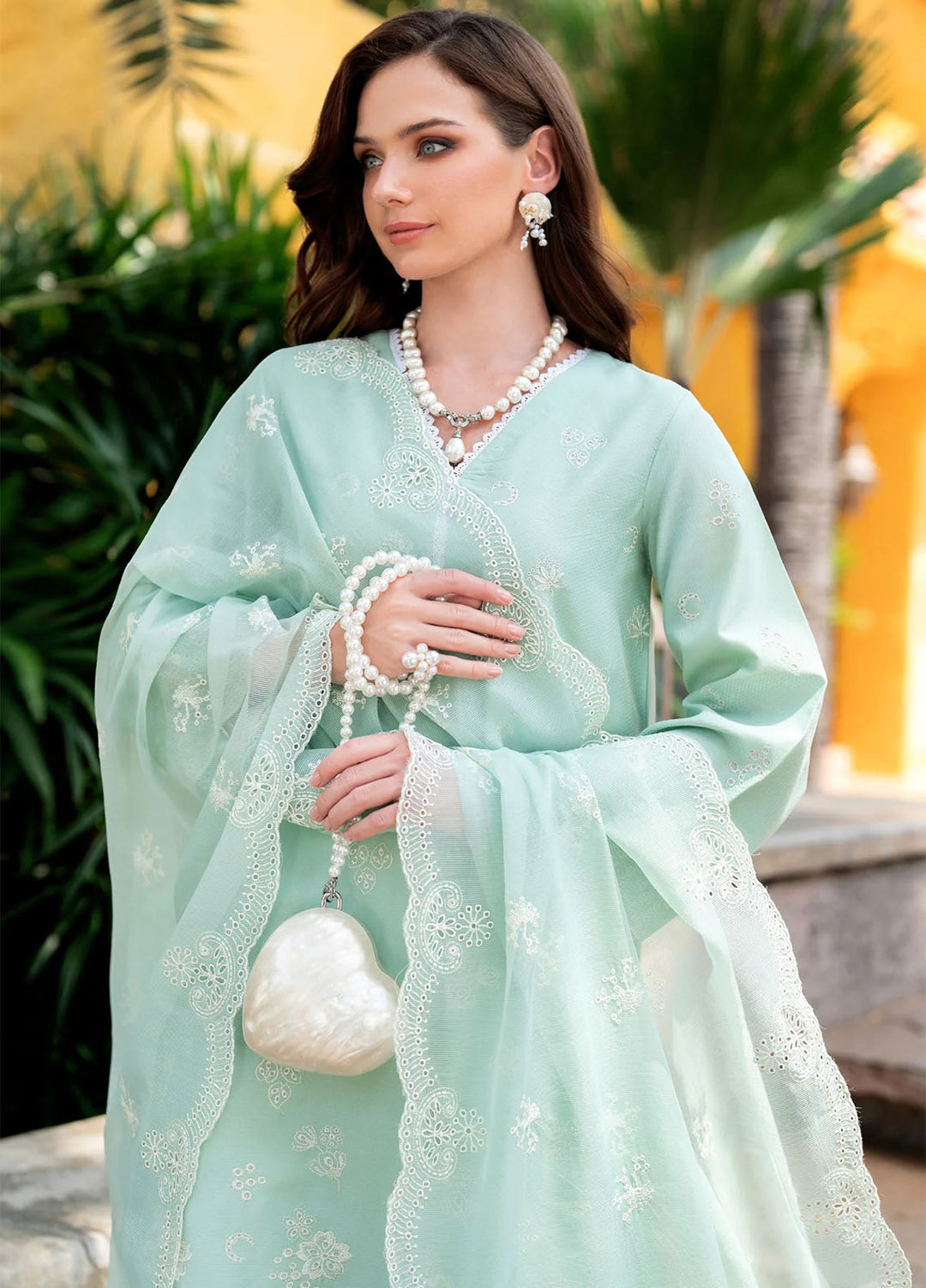 Xenia Formals Unstitched Embroidered Lawn 3 Piece Suit XE26ULS D-02 Daye - Summer Collection