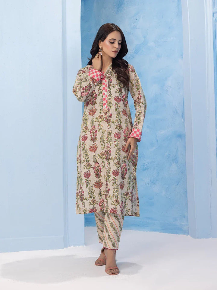 Salitex Women Printed Khaddar 2 Piece Suit SPW2BA24AL091 - Winter Collection