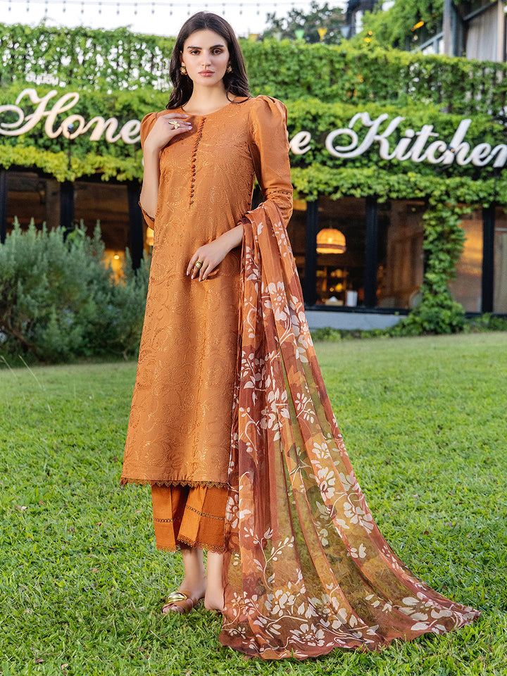 Sole by Yards Unstitched Embroidered Lawn 3 Piece Suit Dusk Casual Collection