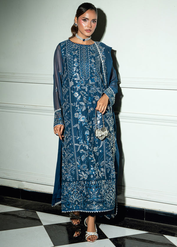 Maison d'or by Sahane RTW Embroidered Chiffon 3 Piece Suit CT 27002P Nael - Festive Collection
