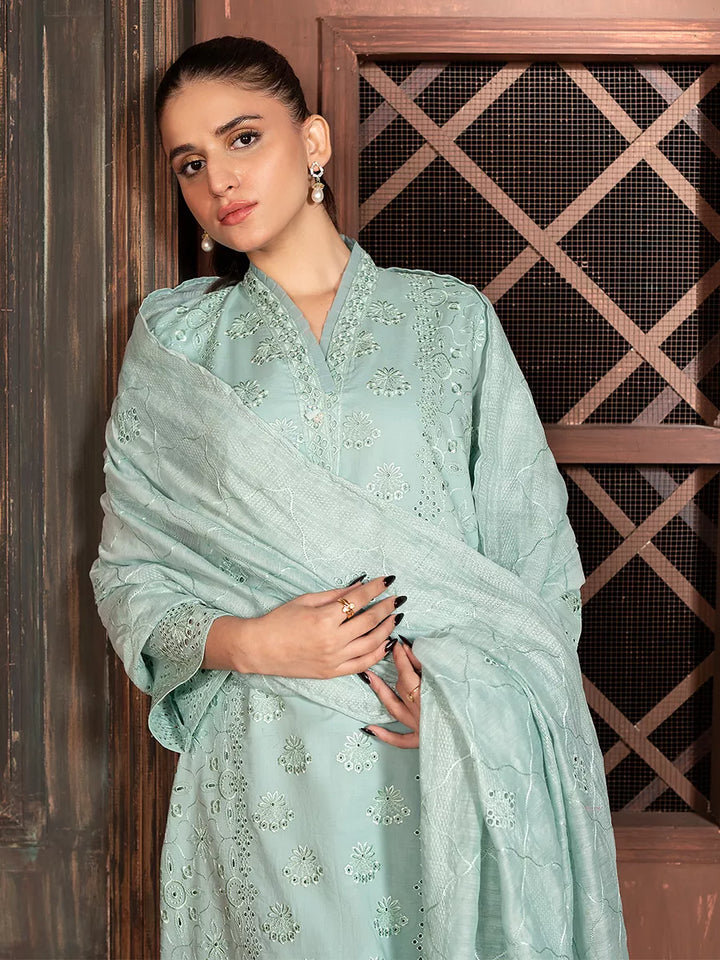 Salitex Women Embroidered Cambric 3 Piece Suit PML3PBC294 - Summer Collection