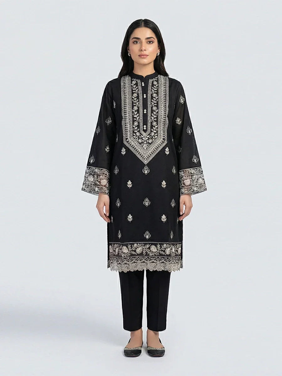Salitex Women Embroidered Cambric 2 Piece Suit PML2PEC240 - Summer Collection