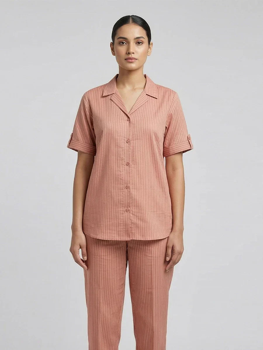 Salitex Women Solids Cambric 1 Piece Shirt CPS24LFT014 - Summer Collection