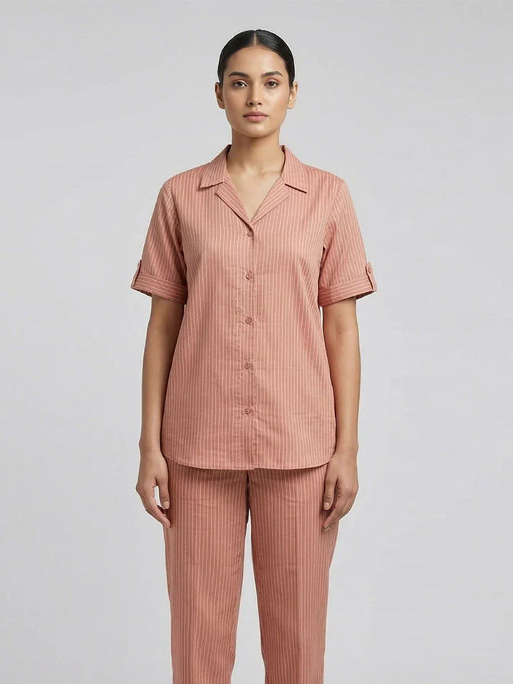 Salitex Women Solids Cambric 1 Piece Shirt CPS24LFT014 - Summer Collection