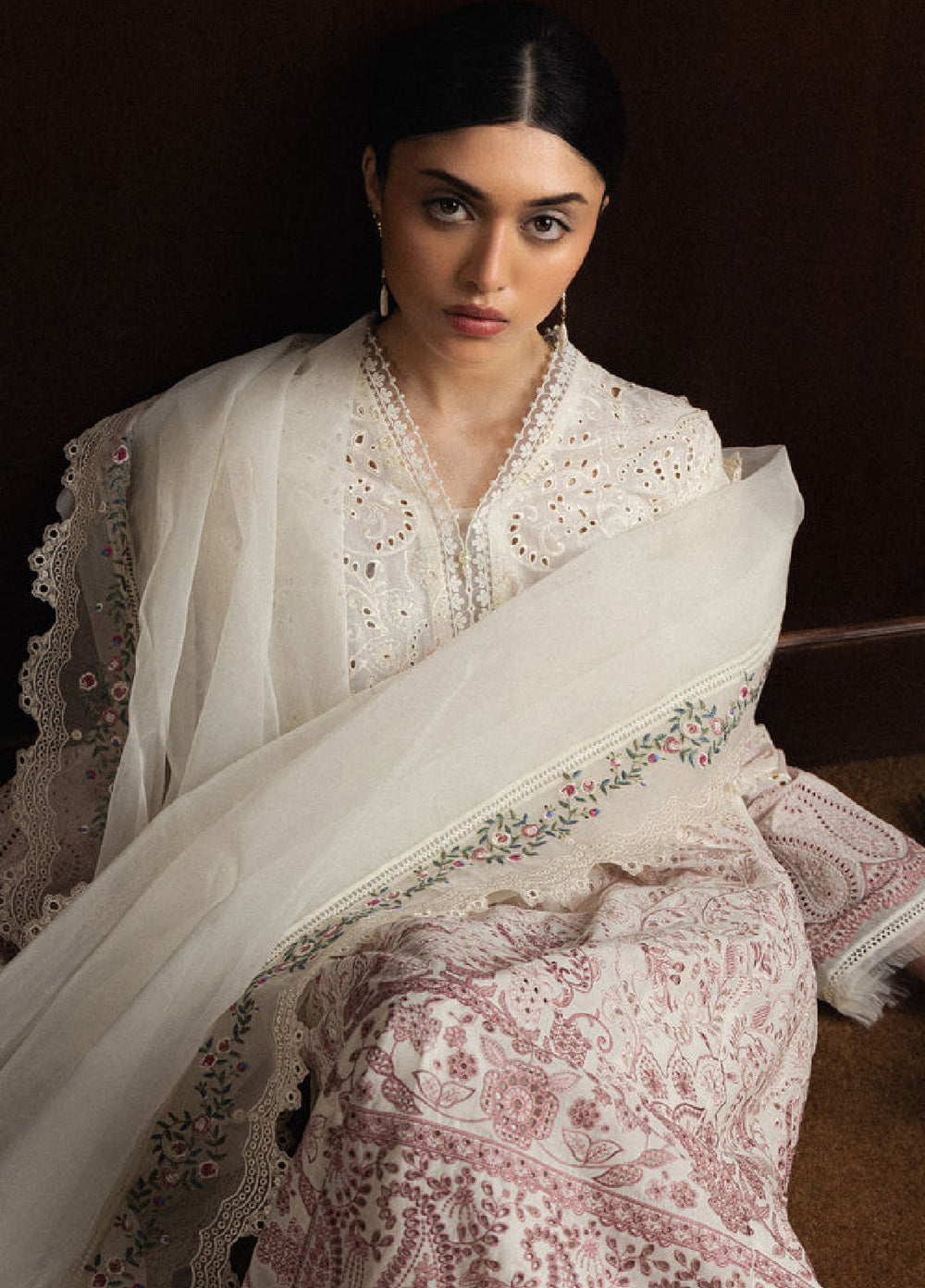 Satori by Zara Shahjahan Unstitched Embroidered Lawn 3 Piece Suit ZS26USL D-12 HOSHIMI - Summer Collection
