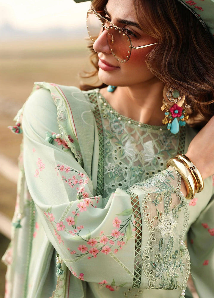 Sardinia Unstitched Embroidered Lawn 3 Piece Suit SRD26ULF D-5 WILLOW - Festive Collection