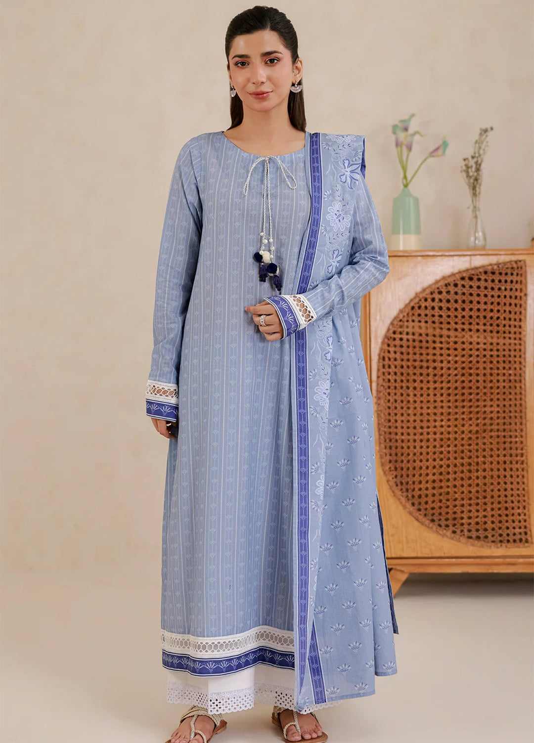 Zellbury Unstitched Printed Lawn 2 Piece Suit ZB26UVIII WUS26X20921 - Casual Collection