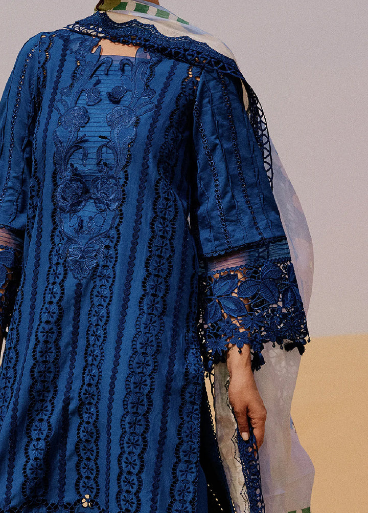 Saira Rizwan Unstitched Embroidered Luxury Lawn 3 Piece Suit SR26ULL SRL26-01 NEA - Festive Collection