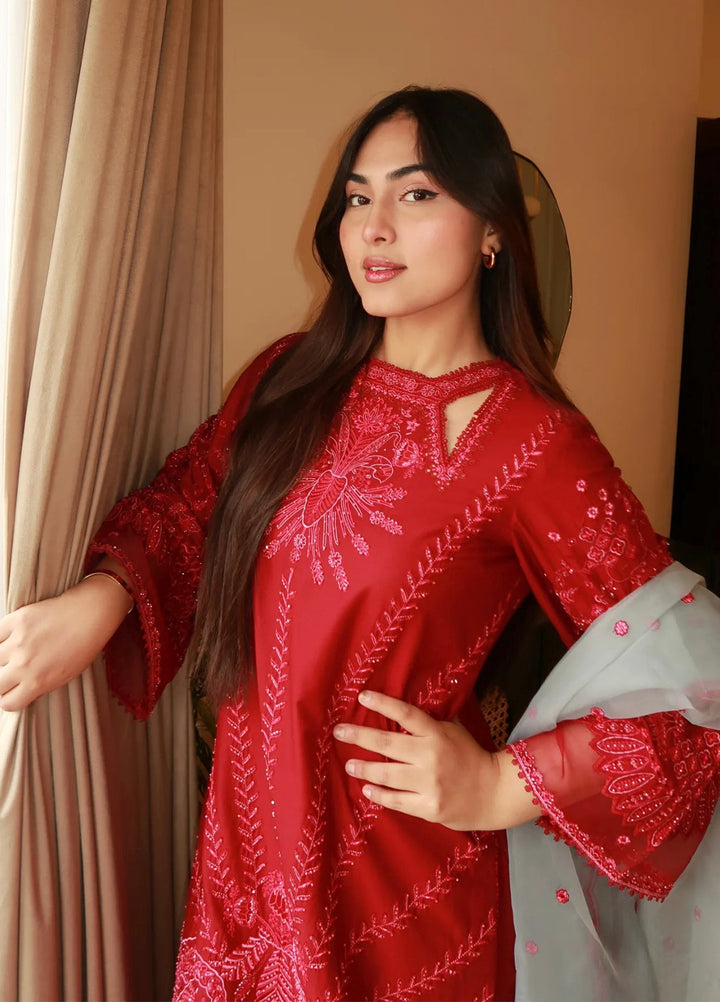 Aura of Flora by Zarizaa Unstitched Embroidered Lawn 3 Piece Suit PIXEL Lawn Collection