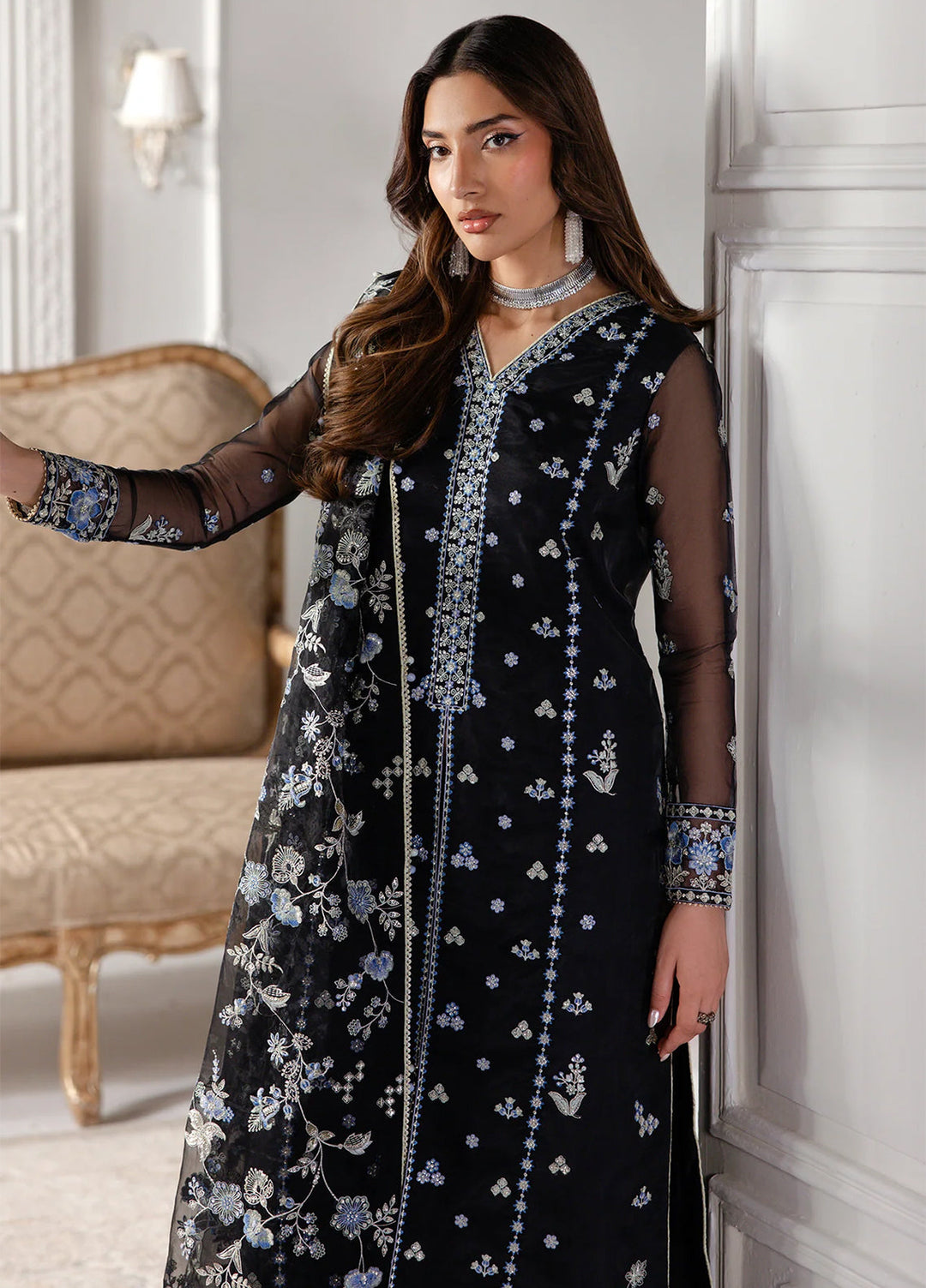 Aurelle by Seran Embroidered Suits Unstitched 3 Piece SN25AU Vivenne - Formals Collection