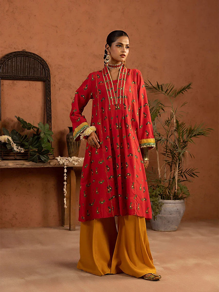 Salitex Women Printed Lawn 1 Piece Shirt SPL1PBE073 - Summer Collection