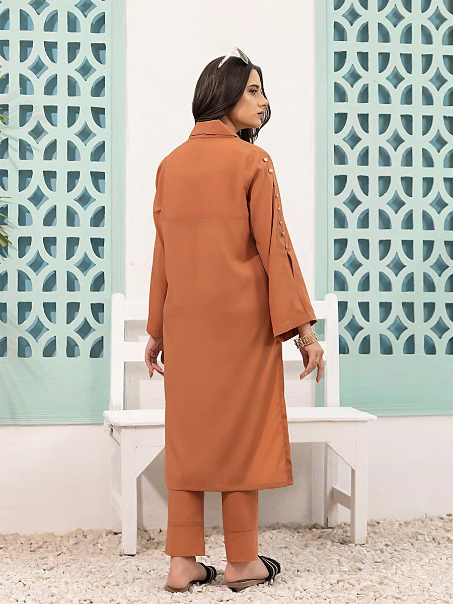 Salitex Women Solids Crepe 2 Piece Suit CPS25LFT003 - Summer Collection