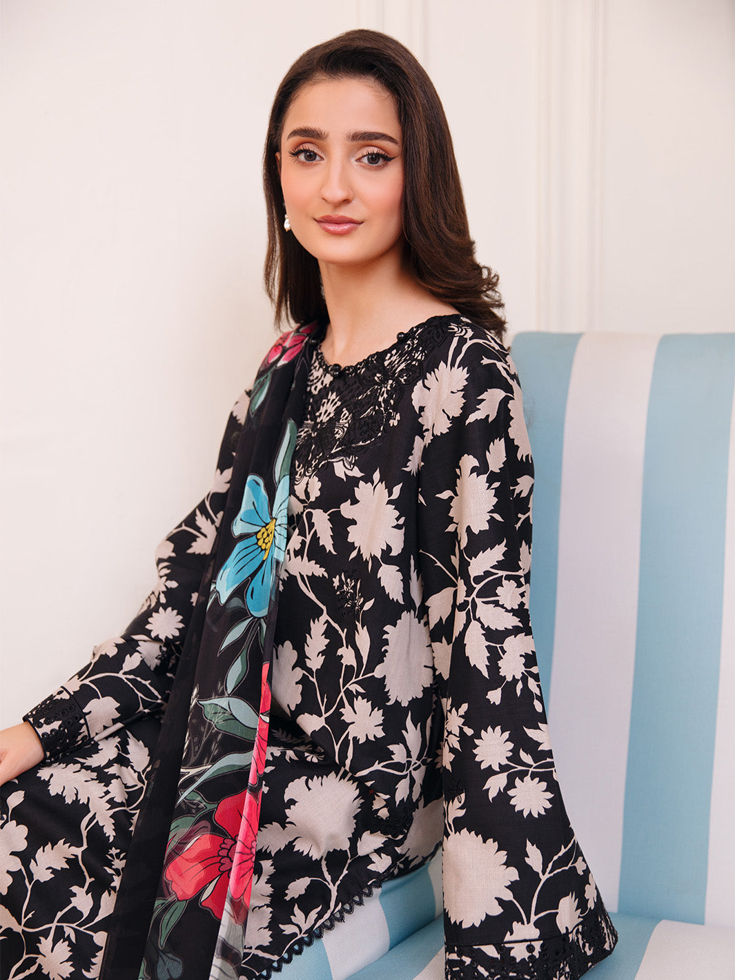 Femmora by Yards Unstitched Embroidered Lawn 3 Piece Suit Ivy Casual Collection