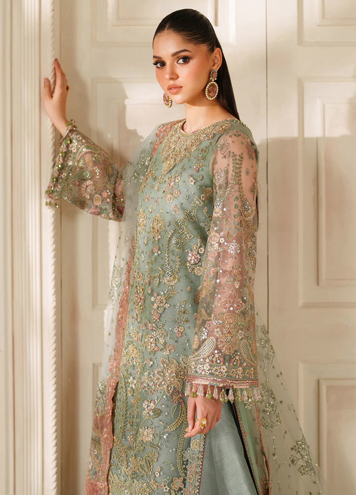 Chantelle by Baroque Unstitched Embroidered Net 3 Piece Suit BQ26UCF V14-D06 - Festive Collection
