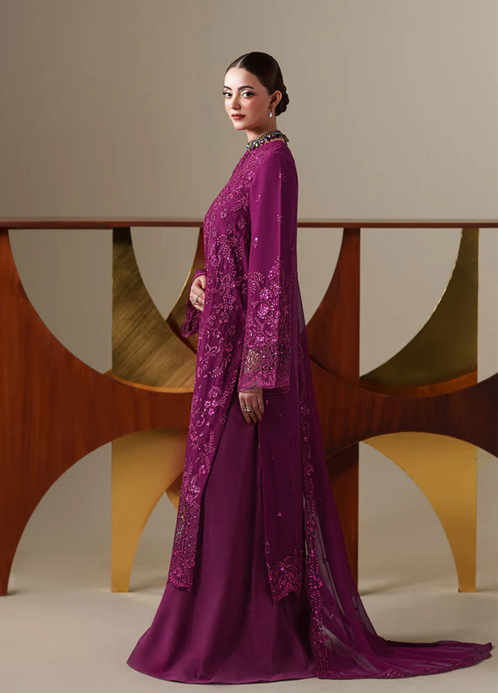 Nouvelle by Emaan Adeel Unstitched Embroidered Chiffon 3 Piece Suit EA26UNC Thea - Festive Collection