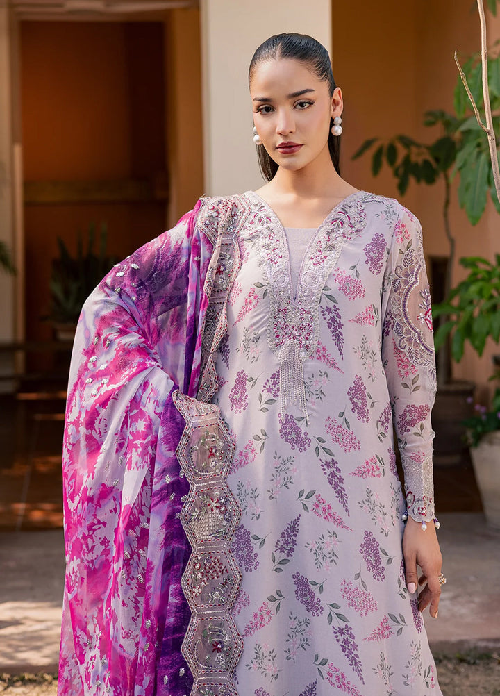 Heirloom by Daria Unstitched Embroidered Chiffon 4 Piece Suit DC26UCH DA-53 - Festive Collection