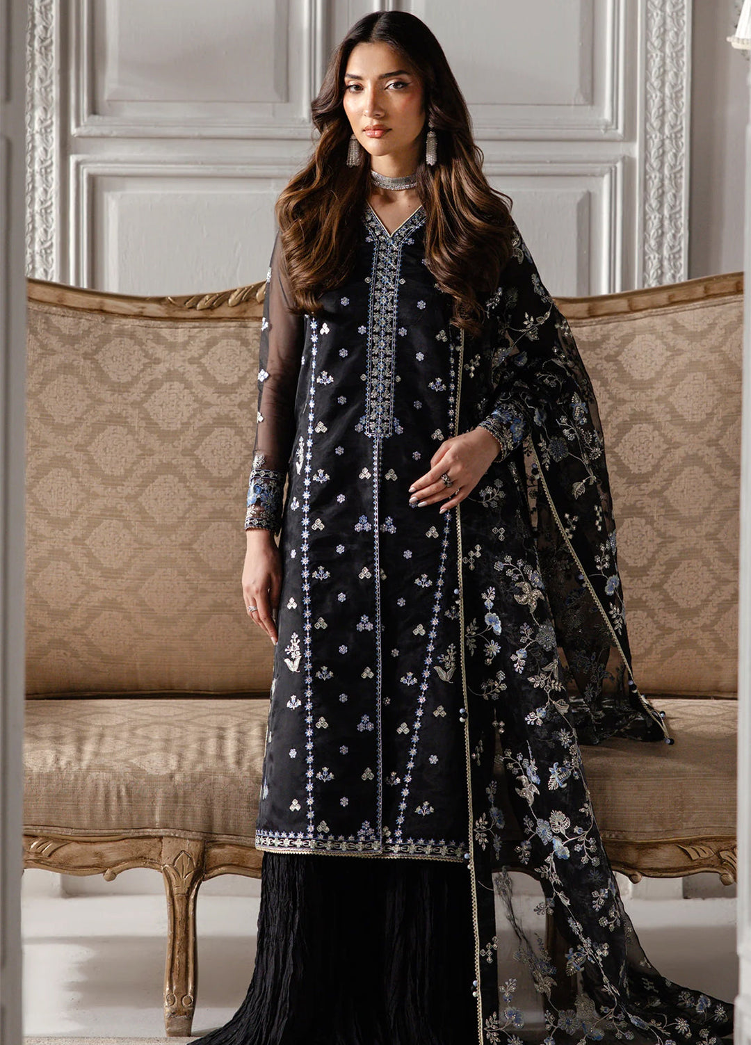 Aurelle by Seran Embroidered Suits Unstitched 3 Piece SN25AU Vivenne - Formals Collection