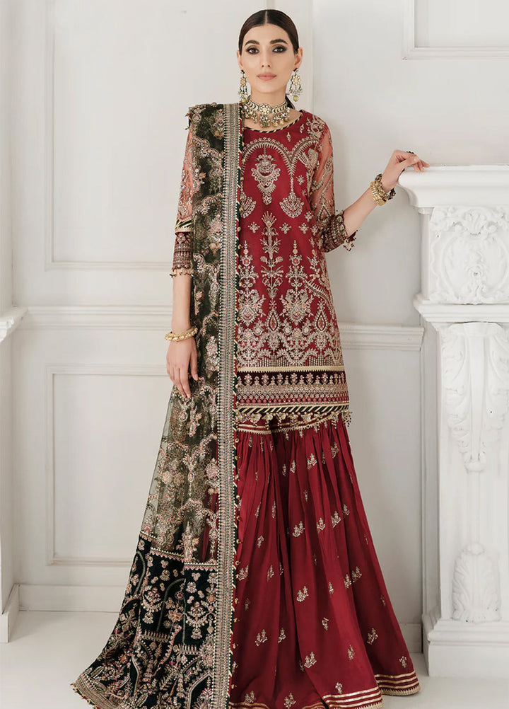 Chantelle by Baroque Unstitched Embroidered Net 3 Piece Suit BQ26UCF CH10-D07 - Festive Collection