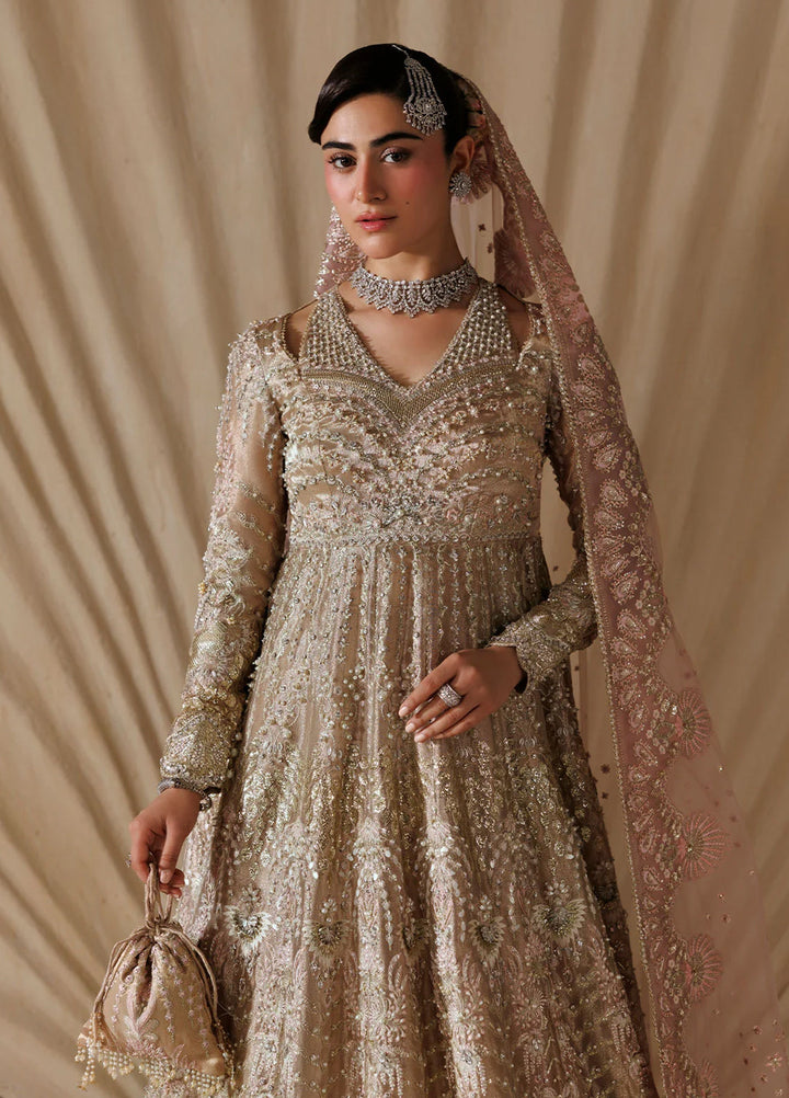 Sardinia Brides Unstitched Hand work Tissue 3 Piece Suit SR26UB Regalia 1803 - Wedding Collection