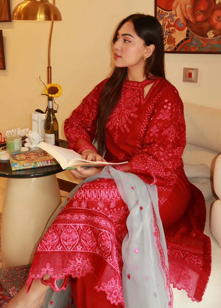 Aura of Flora by Zarizaa Unstitched Embroidered Lawn 3 Piece Suit PIXEL Lawn Collection
